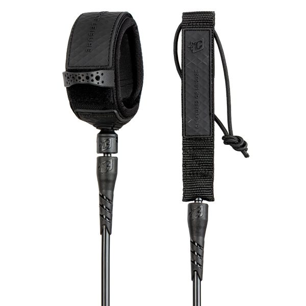 RELIANCE LONGBOARD ANKLE 9 Leashes Black