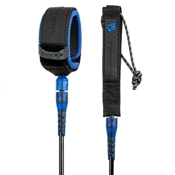 RELIANCE LONGBOARD ANKLE 9 Leashes Black Blue