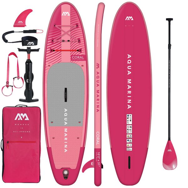 Aqua Marina Raspberry CORAL Inflatable SUP 2023