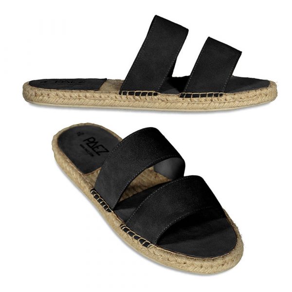 Black PAEZ Sandal Straps for Women